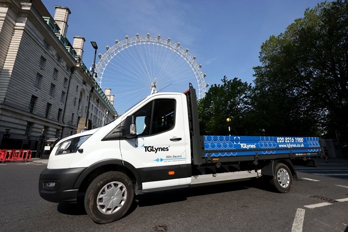 Signpost of TG Lynes Brings Electric Truck to London Streets