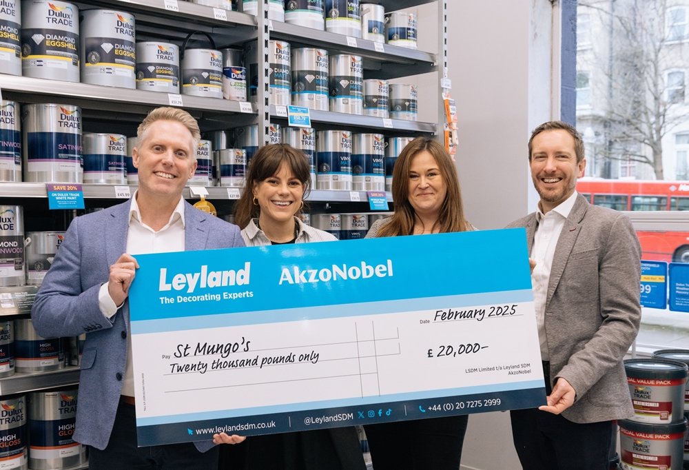 Leyland SDM and AkzoNobel Help Ease Homelessness in London