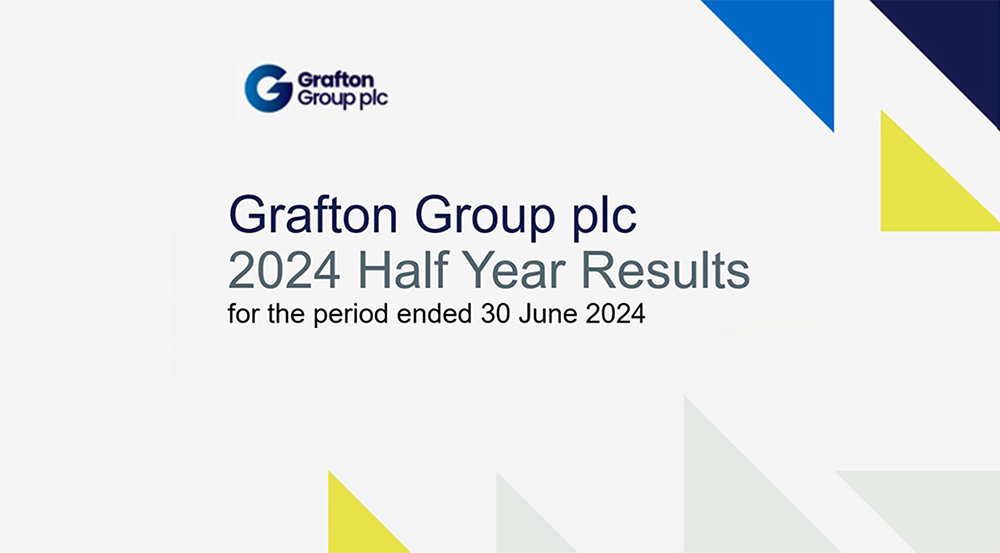 Signpost of Grafton Group plc Half Year Report for the Six Months Ended 30 June 2024