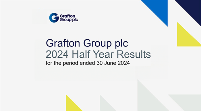 Signpost of Grafton Group plc Half Year Report for the Six Months Ended 30 June 2024