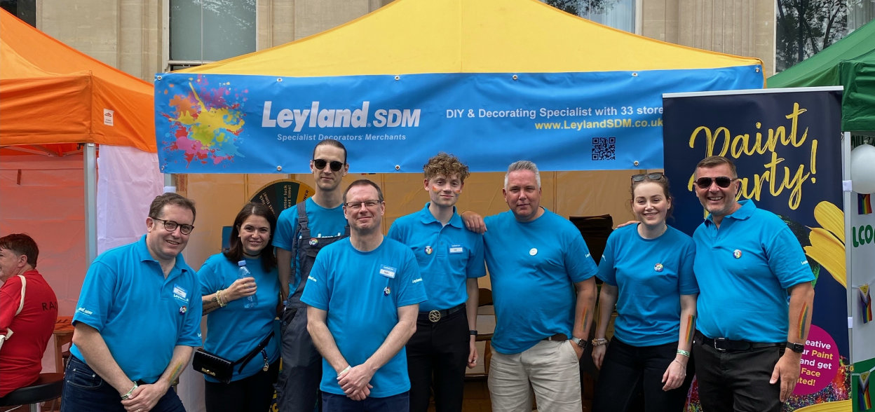 Signpost of Leyland SDM Celebrates Diversity at Pride 