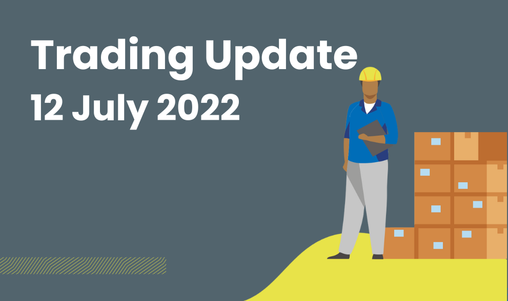 Signpost of  Trading Update 12 July 2022